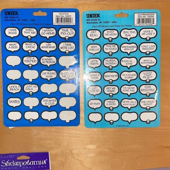 Stickers, 5 packages of NEW stickers for scrapebook, photo album or Art project - Picture 4 of 7